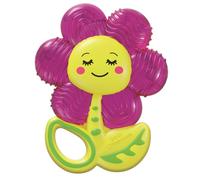 Clementoni Baby - Happy Daisy Cooling Teether, Dentaruolo Refrigerato per Neonati 3+ Mesi, Texture e Colori Diversi Esperienza Multisensoriale, Sollievo Gengive e Massaggia Gengive, 17609