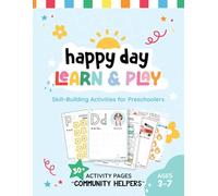 Happy Day Learn & Play - Preschool Workbook: Community Helpers