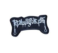 Happy Days DSBM - Silenziatore per depressione suicida, in metallo nero, con scritta "Thy Light Managarm Mayhem Apati1", con ferro da stiro, accessorio per souvenir