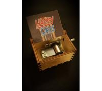 Happy Days Music Box in legno - Personalizzabile