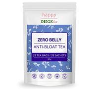 Happy Detox Tea - Tè Zero Belly - Infuso Pancia Piatta Digestivo Snellente - Transito - Gonfiore - Benessere digestivo - Eliminazione - Detox - Cura di 28 giorni - 28 filtri