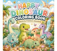 HAPPY DINOSAUR COLORING BOOK