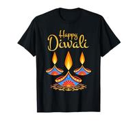 Happy Diwali| Deepavali Hindu Indian Festival of Light Maglietta