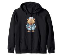 Happy Doc Teddy Bear - Costume Grafico Felpa con Cappuccio