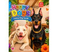 Happy Dogs Colouring Book