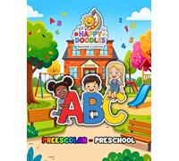 Happy Doodles ABC: Libro de colorear y actividades Bilingüe para niños.