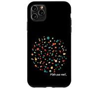 Happy Dot Day Smile Face Colorata Ragazza Adolescente a Pois Custodia per iPhone 11 Pro Max