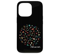 Happy Dot Day Smile Face Colorata Ragazza Adolescente a Pois Custodia per iPhone 13 Pro