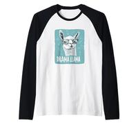 Happy Drama Llama Speech Costume per Ragazzi e Ragazze Maglia con Maniche Raglan