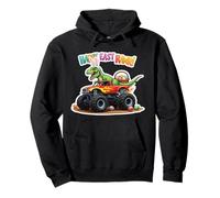 Happy East Rawr Easter Monster Truck T-Rex Uova di dinosauro Felpa con Cappuccio