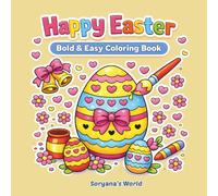 Happy Easter: Bold & Easy Coloring Book