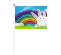 Happy Easter Bunny Bandiera Palmare Celebrazione Eventi Reali Bbq Party Decorazione Porti Evento Giardino Decorazioni