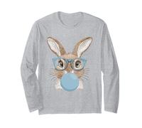 Happy Easter Bunny Bubblegum Bicchieri Pasqua Ragazza Bambini Donne Maglia a Manica