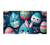 Happy Easter Bunny Easter Eggs-754 - Tappeto da cucina imbottito, antimacchia, facile da pulire, per casa, lavello e ufficio, 40 x 75 cm