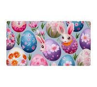 Happy Easter Bunny Easter Eggs-761 Tappeto da cucina imbottito, impermeabile, antiscivolo, comodo, per cucina, lavello ufficio, 40 x 75 cm