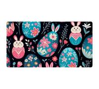 Happy Easter Bunny Easter Eggs-769 Tappeto da cucina imbottito, antimacchia, facile da pulire, per casa, lavello e ufficio, 40 x 75 cm