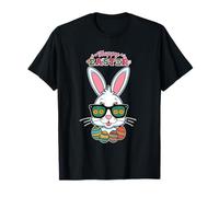 Happy Easter Bunny Spring Easter Eggs Pasqua Unico e Maglietta