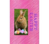 Happy Easter Bunny with Easter Eggs Notebook