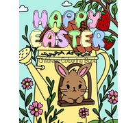 Happy Easter , Children’s Colouring Book!