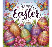 Happy Easter coloring book