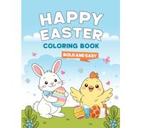 Happy Easter Coloring Book: Bold and Easy