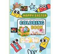 Happy Easter Coloring Book: Creative activity