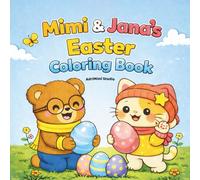 Happy Easter Coloring Book: Cute & Cozy Spring Coloring Pages for Kids & Adults