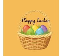 Happy Easter Coloring Book for Kids