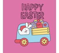 Happy Easter Coloring Book For Kids: Fun Easter Eggs, Bunnies, Chicks, and Spring Scenes - Ages 4-8 | Holiday Activity Book for Boys & Girls