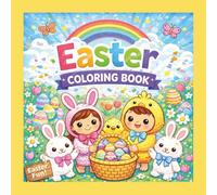 Happy Easter Coloring Book!: Simple & Fun Designs for Kids