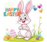 Happy Easter Colouring Book