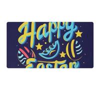 Happy Easter Creative Font-1249 Tappeto da cucina imbottito, antimacchia, facile da pulire, per casa, lavello e ufficio, 40 x 75 cm
