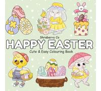 Happy Easter: Cute & Comfy Colouring Book for Adults & Teens