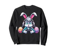 Happy Easter Day Bunny Egg Funny Boys Girls Kids Gamer Felpa