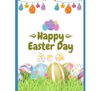 Happy Easter Day: Feliz Páscoa - livro para colorir - coloring book