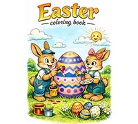 Happy Easter: Easter coloring book