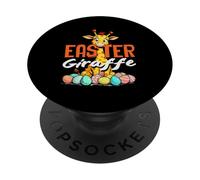 Happy Easter Giraffe Carino Uova Caccia Giorno Bambini PopSockets PopGrip Adesivo