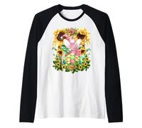 Happy Easter GNOME Mom for Just A Girl Who Loves Sunflower Maglia con Maniche Raglan