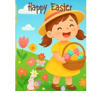 Happy Easter Kids Coloring Book