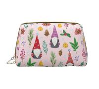 Happy Easter Leathers - Trousse per trucchi da donna, lavabile, da viaggio, con cerniera, astuccio organizer, Gnomo carino, Taglia unica