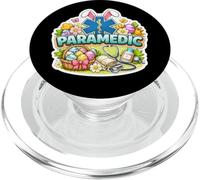Happy Easter Paramedic EMT EMS Star Of Life Bunny Uova Orecchie PopSockets PopGrip per MagSafe