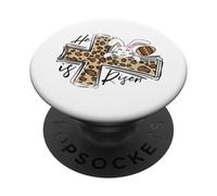 Happy Easter Shirt He Is Risen Gesù Croce carino coniglietto pasquale PopSockets PopGrip Adesivo