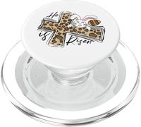 Happy Easter Shirt He Is Risen Gesù Croce carino coniglietto pasquale PopSockets PopGrip per MagSafe