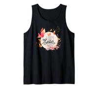Happy Easter Tshirts Ghirlanda Fiori Misto Uova Stampa Pasqua Canotta