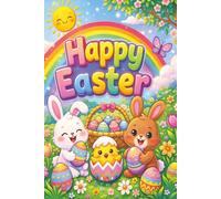 Happy Easter: Word Search Puzzle Book for Kids Ages 6-10 | Fun Holiday Activity Book, Easy & Challenging Puzzles, Brain Games & Easter-Themed Fun