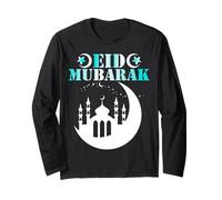 Happy Eid for Eid al Fitr And Eid al Adha - Eid Mubarak 2026 Maglia a Manica