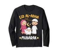 Happy Eid Mubarak Bambini Ragazzi Ragazze Eid Al Adha Happy Eid Maglia a Manica