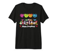 Happy Everything Gnomi Every Seasons all Year Tree Maglietta Premium