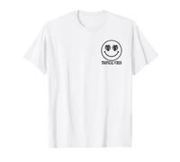 Happy Face Monstera Leaf Eyes Amante delle Piante botaniche Maglietta