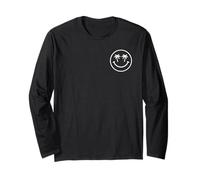 Happy Face Palma Estate Vacanza Spiaggia Design Maglia a Manica